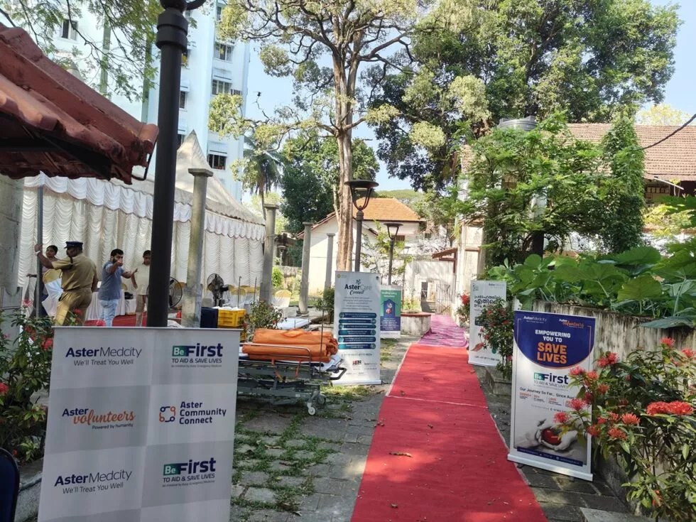 Aster Medcity Converts Jail of Freedom Struggle into Field Hospital for Cochin Carnival